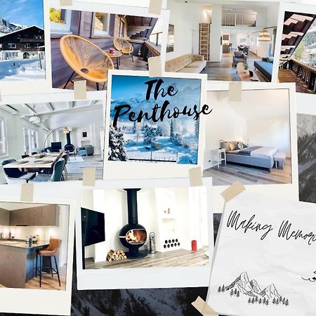 Unique Penthouse With Gallery And Mountain View Kandersteg Eksteriør billede