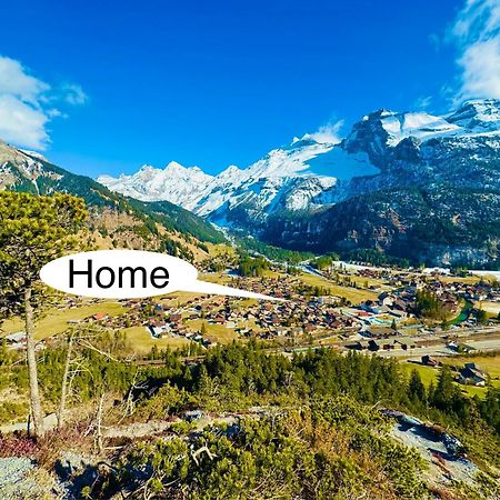 Unique Penthouse With Gallery And Mountain View Kandersteg Eksteriør billede