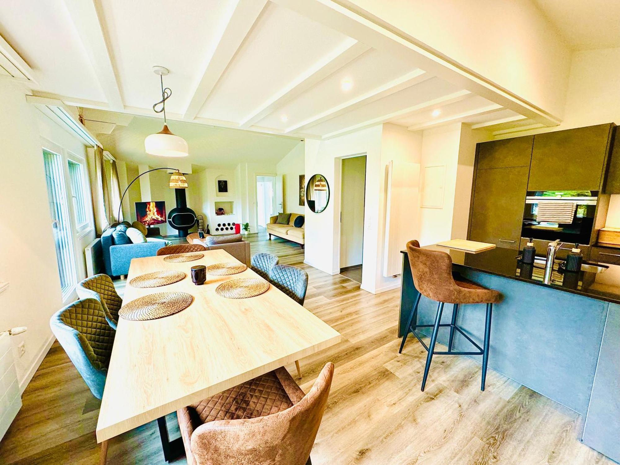 Unique Penthouse With Gallery And Mountain View Kandersteg Eksteriør billede