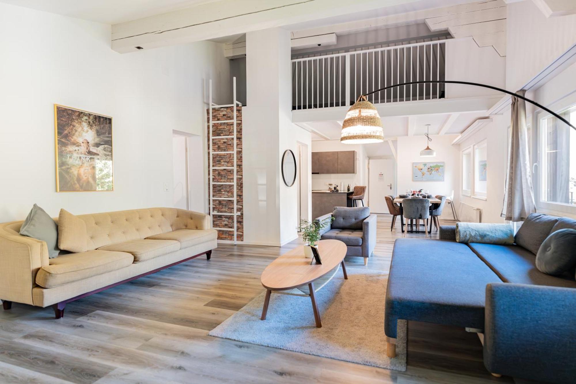 Unique Penthouse With Gallery And Mountain View Kandersteg Eksteriør billede