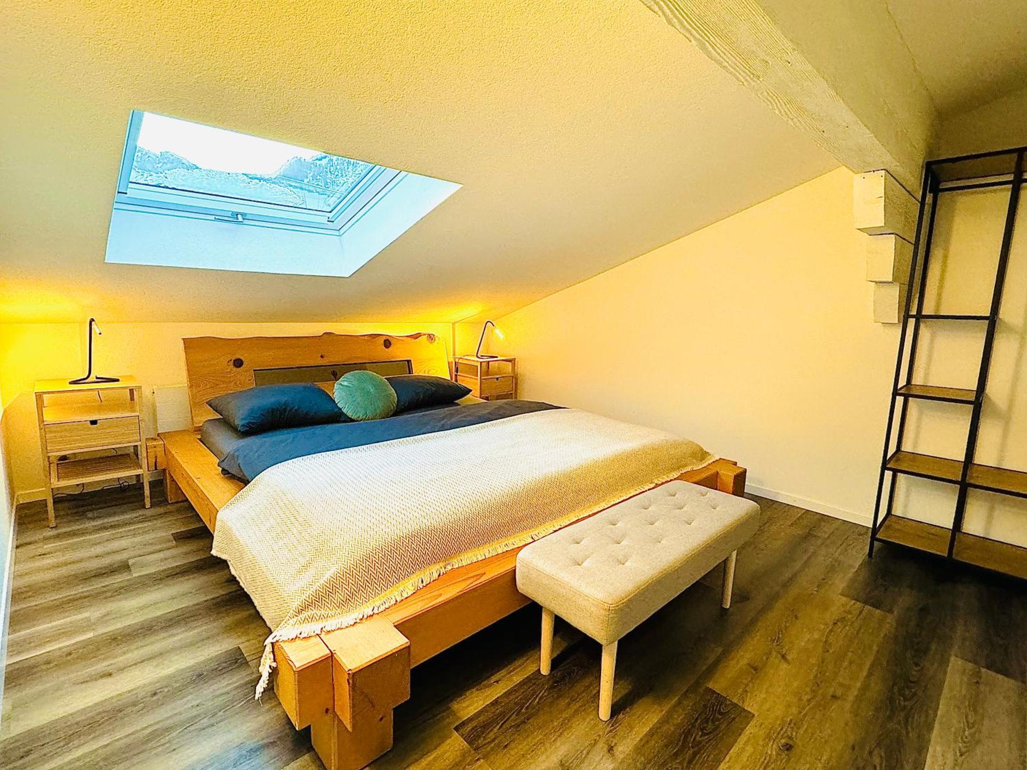 Unique Penthouse With Gallery And Mountain View Kandersteg Eksteriør billede